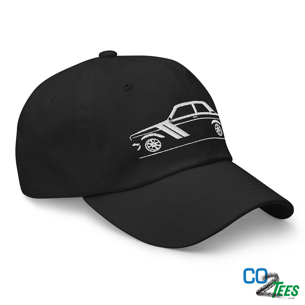 Datsun 510 White Embroidered Baseball Cap