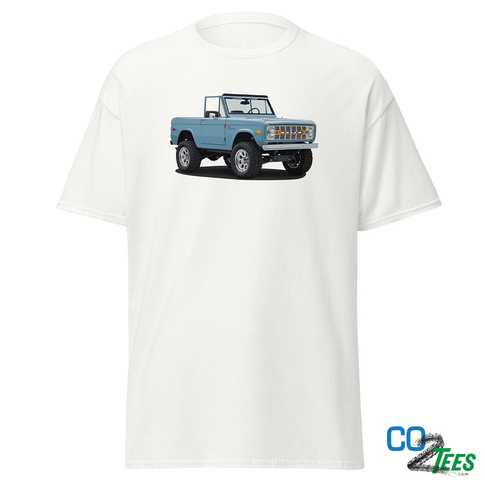 75 Ford Bronco Blue T-shirt