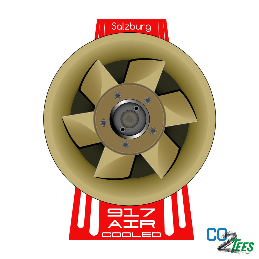 917 Porsche Salzburg Air Cooled Mens T-Shirt