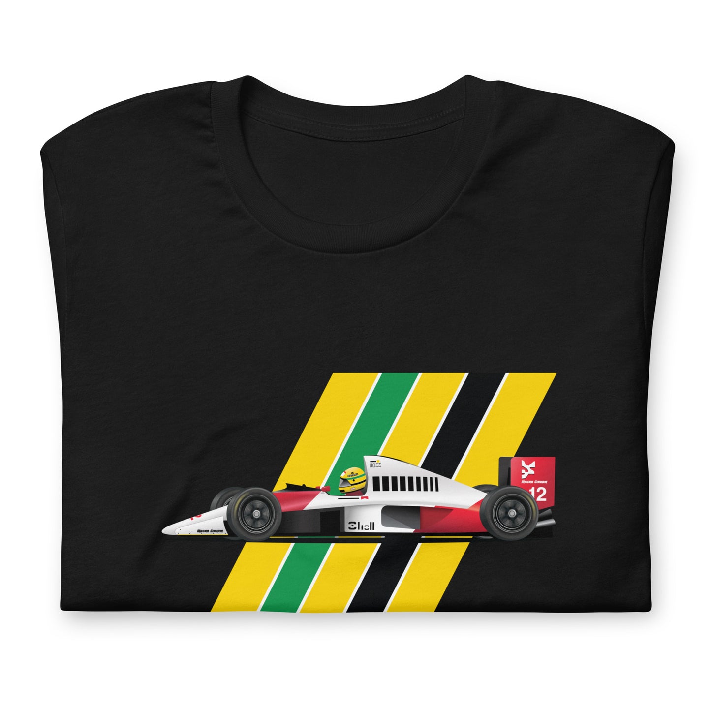 Ayrton Senna Brazilian F1 Racing Champion MP4 Classic T-shirt