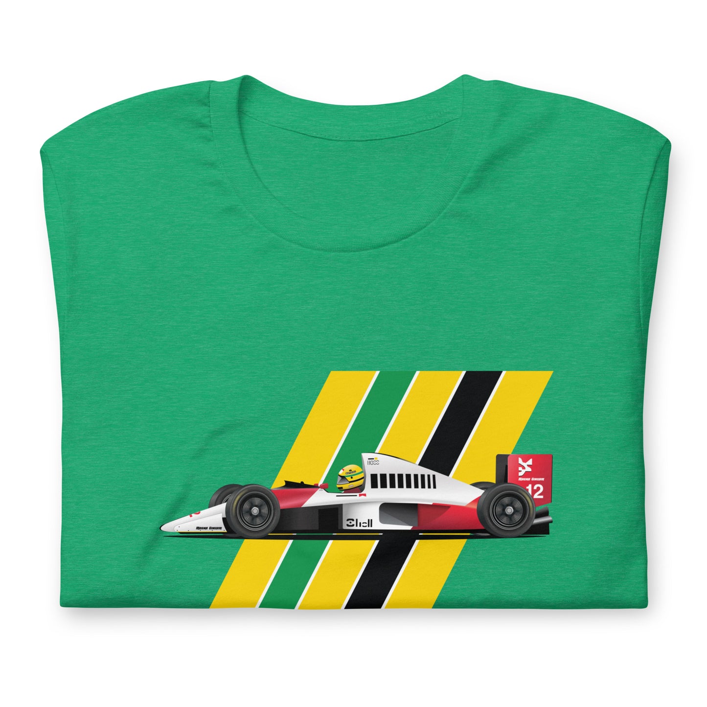 Ayrton Senna Brazilian F1 Racing Champion MP4 Classic T-shirt