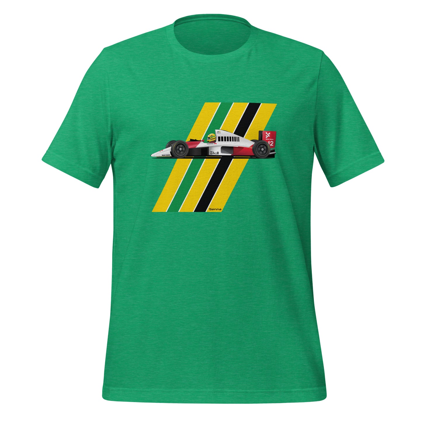Ayrton Senna Brazilian F1 Racing Champion MP4 Classic T-shirt