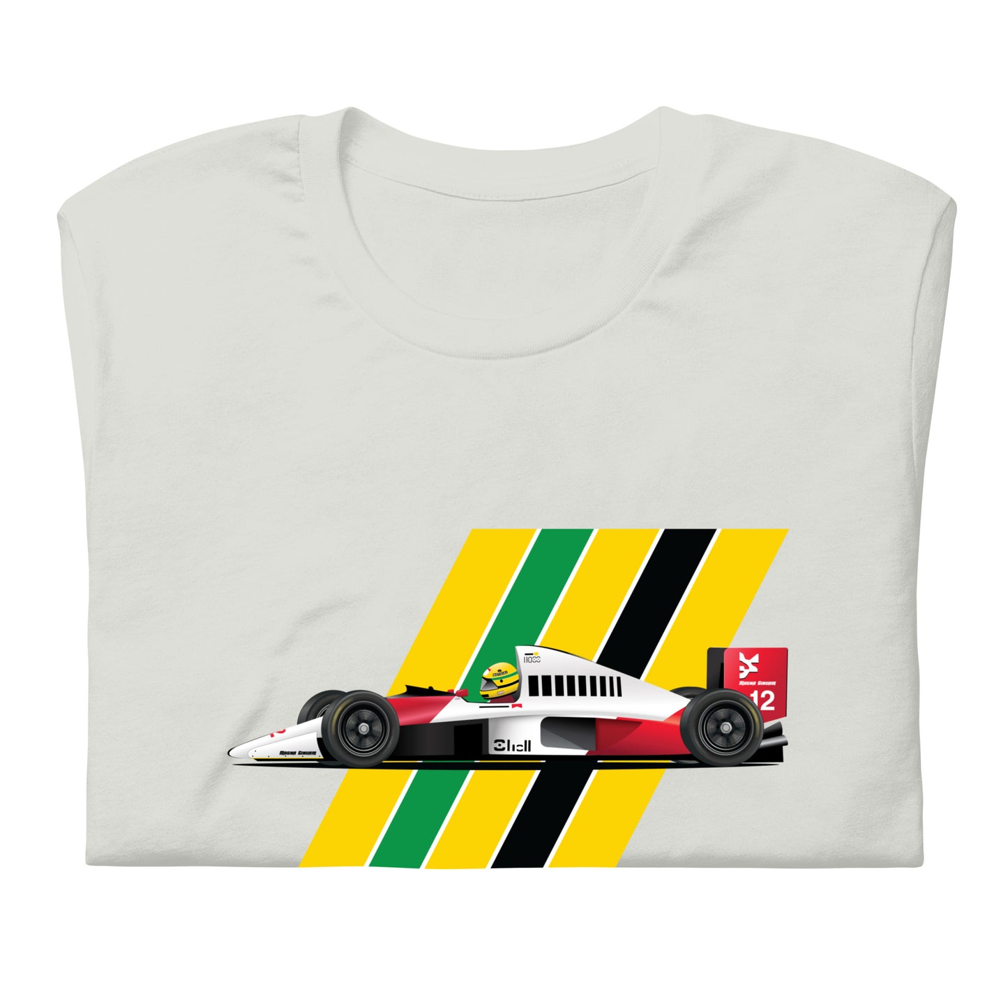 Ayrton Senna Brazilian F1 Racing Champion MP4 Classic T-shirt