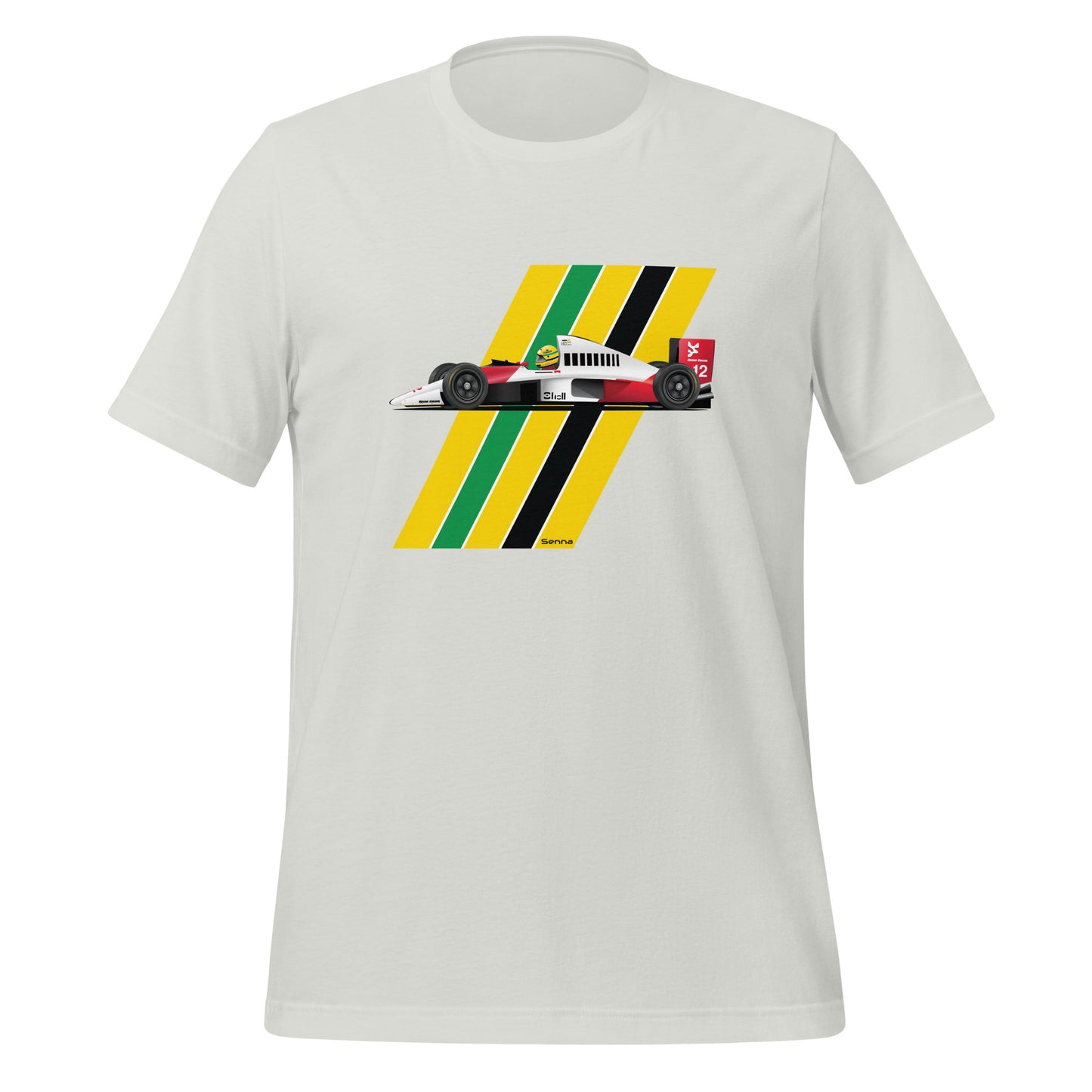 Ayrton Senna Brazilian F1 Racing Champion MP4 Classic T-shirt
