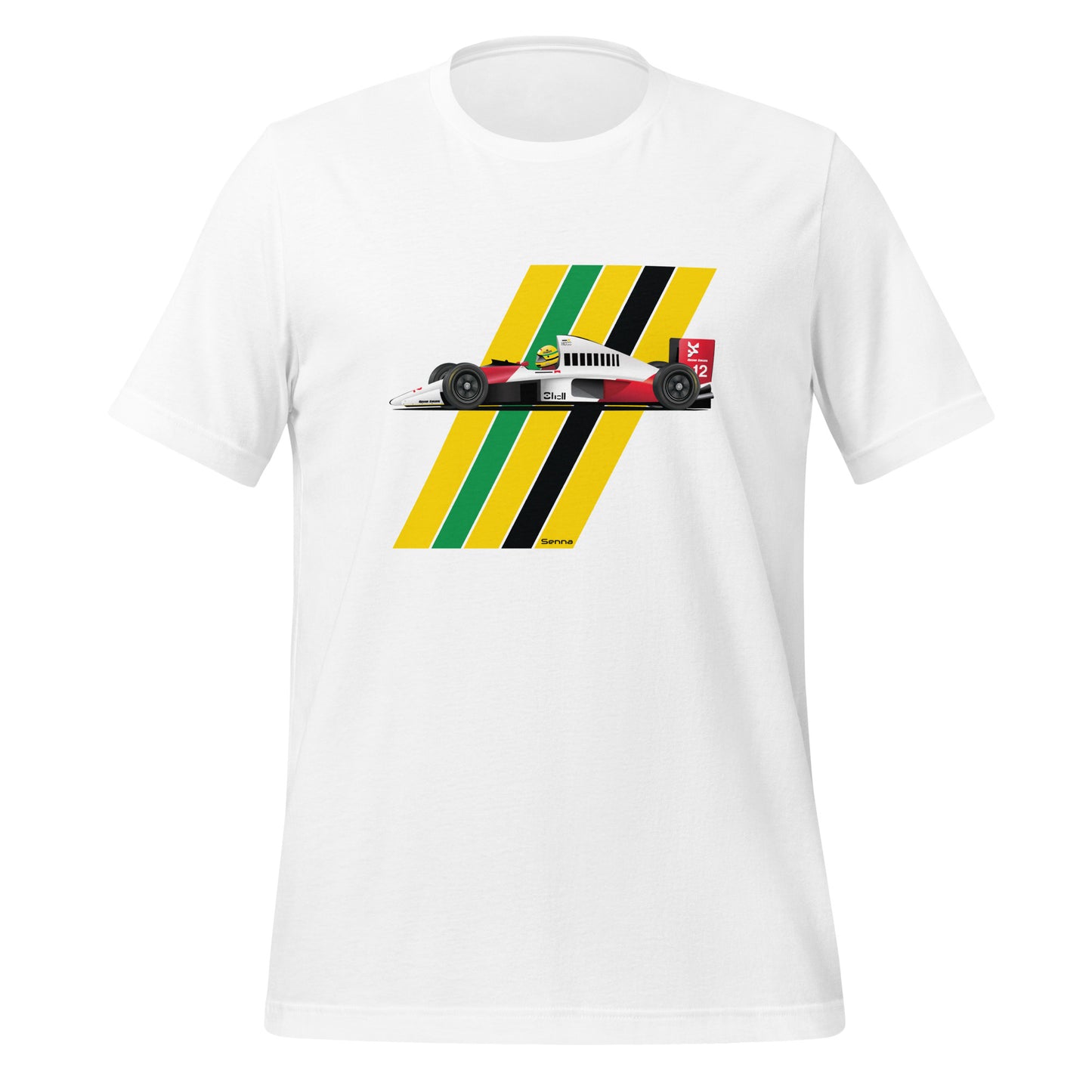 Ayrton Senna Brazilian F1 Racing Champion MP4 Classic T-shirt