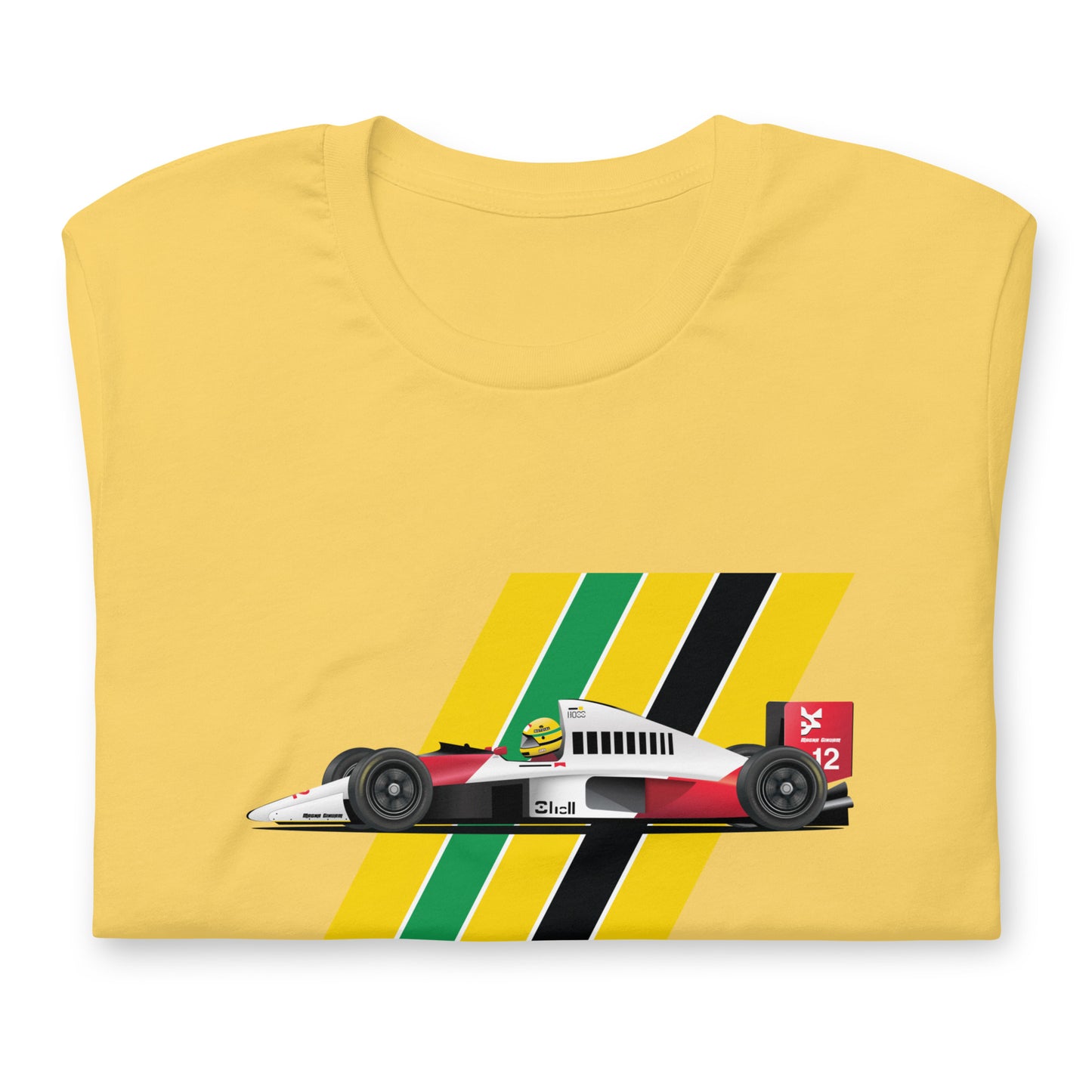 Ayrton Senna Brazilian F1 Racing Champion MP4 Classic T-shirt