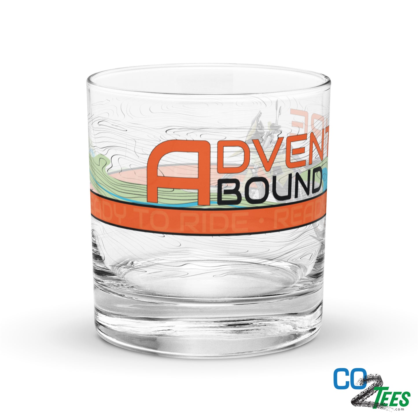 KTM 790 Adventure Bound Whiskey Old Fashioned Rocks Glass