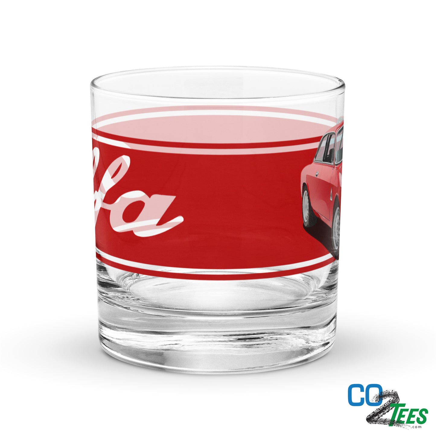 Alfa Romeo GTV Rocks Glass