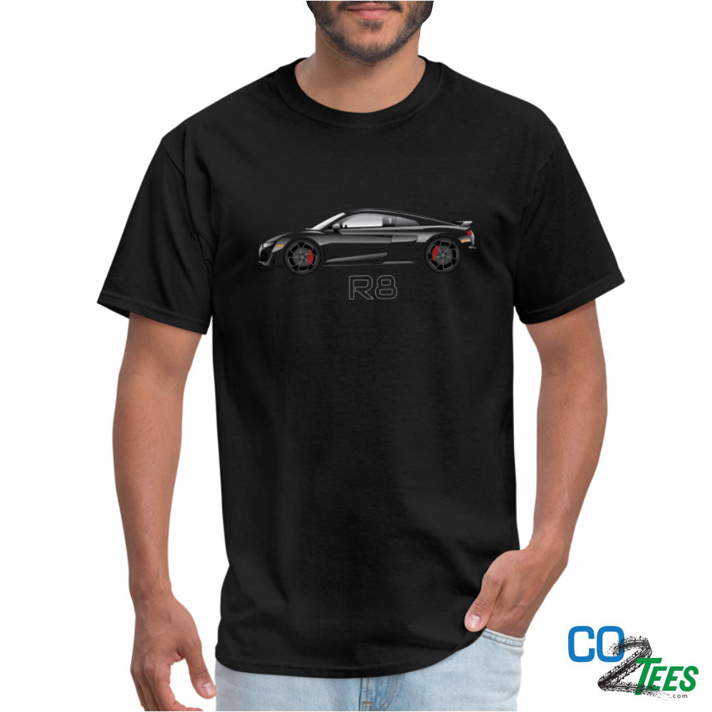 Audi R8 Black on Black Classic T-Shirt