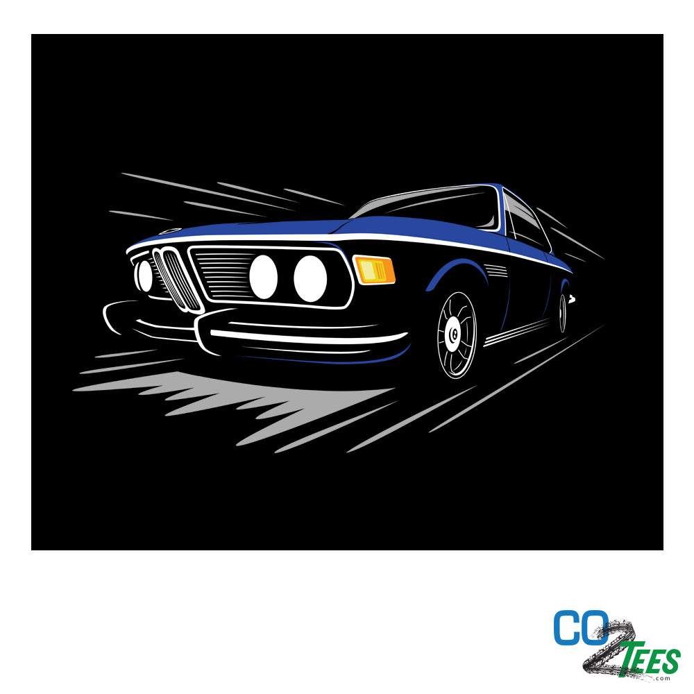 BMW 3.0 E9 Atlantic Blue Coupe