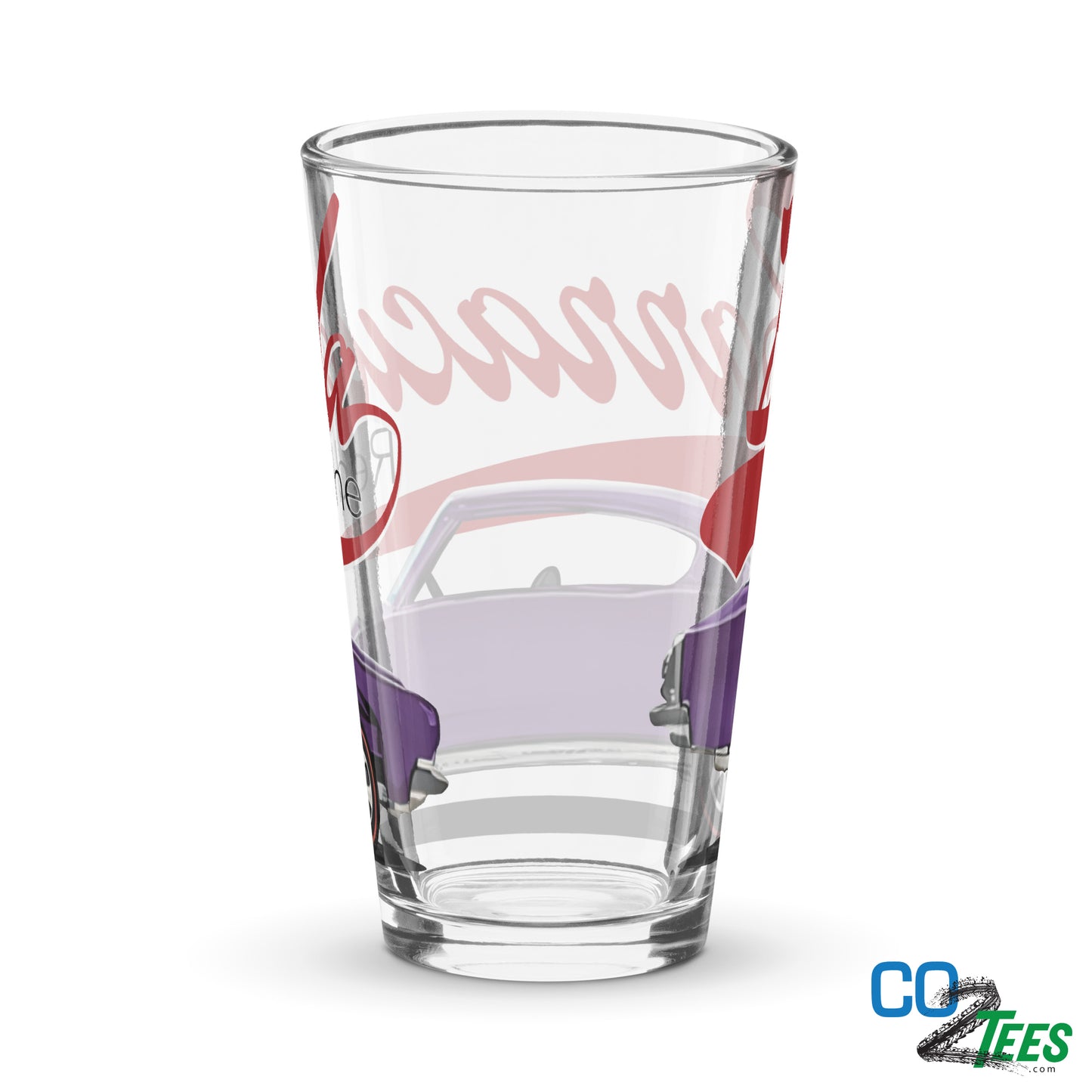 Purple HW Barracuda Redline Shaker Pint Glass