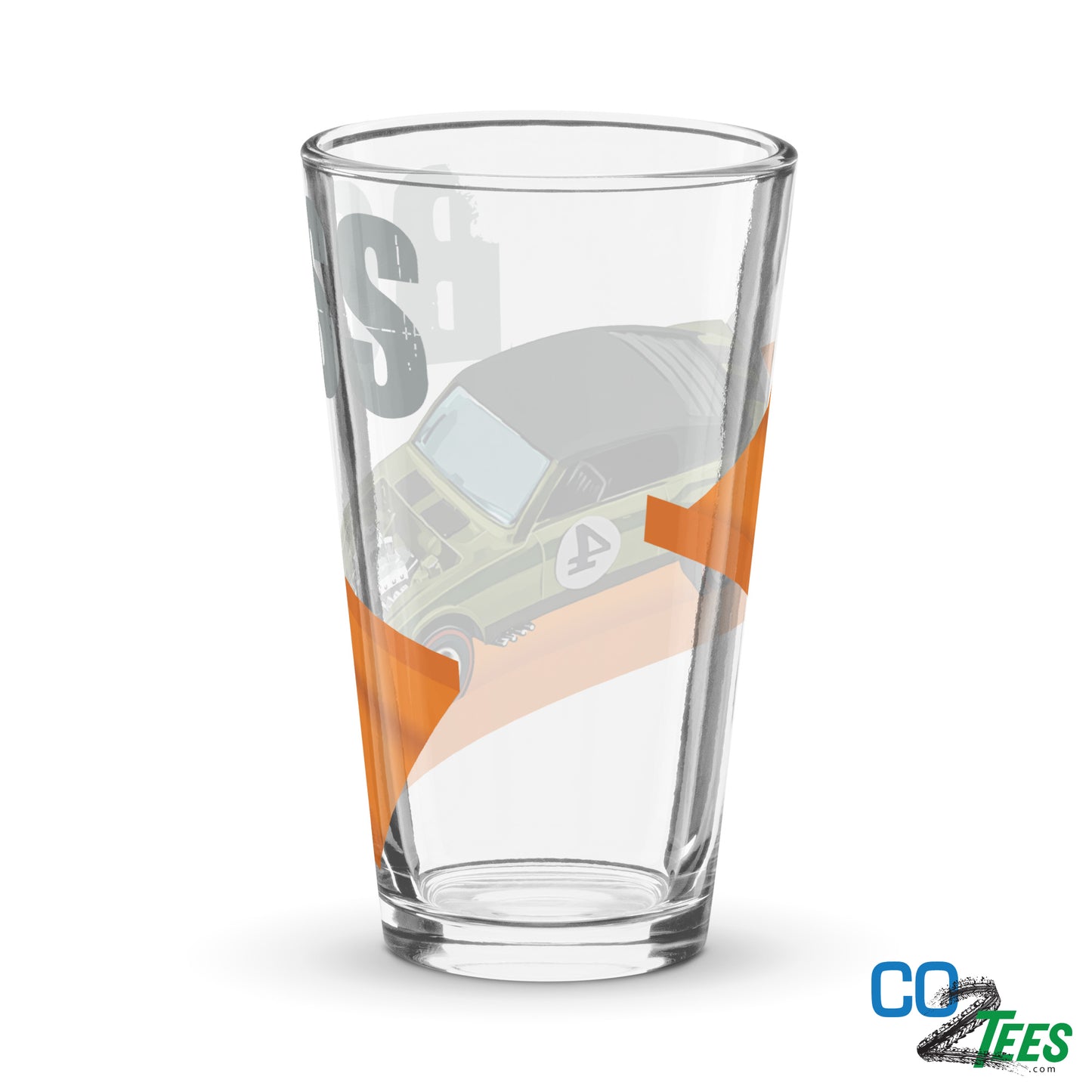Olive Boss Redline Shaker Pint Glass