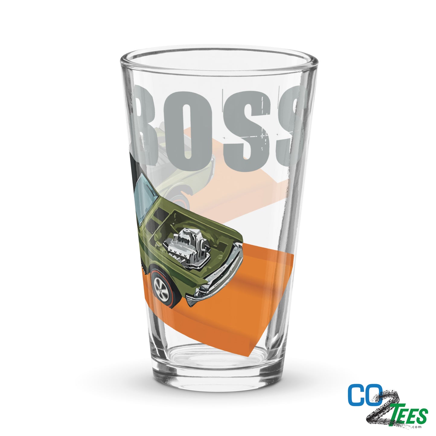 Olive Boss Redline Shaker Pint Glass
