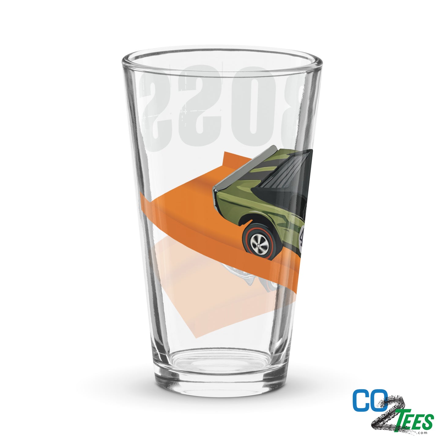 Olive Boss Redline Shaker Pint Glass