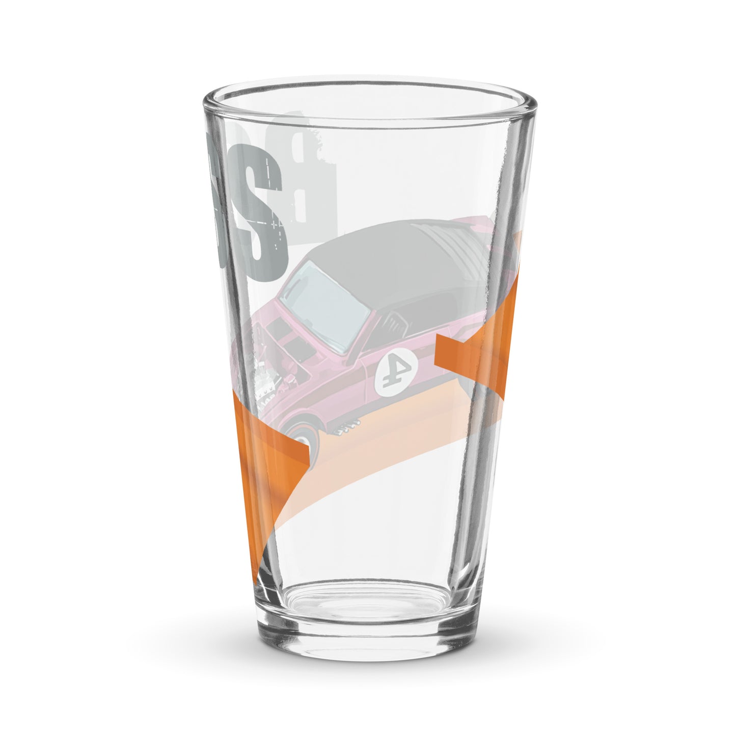 Rose HW Boss Redline Shaker Pint Glass
