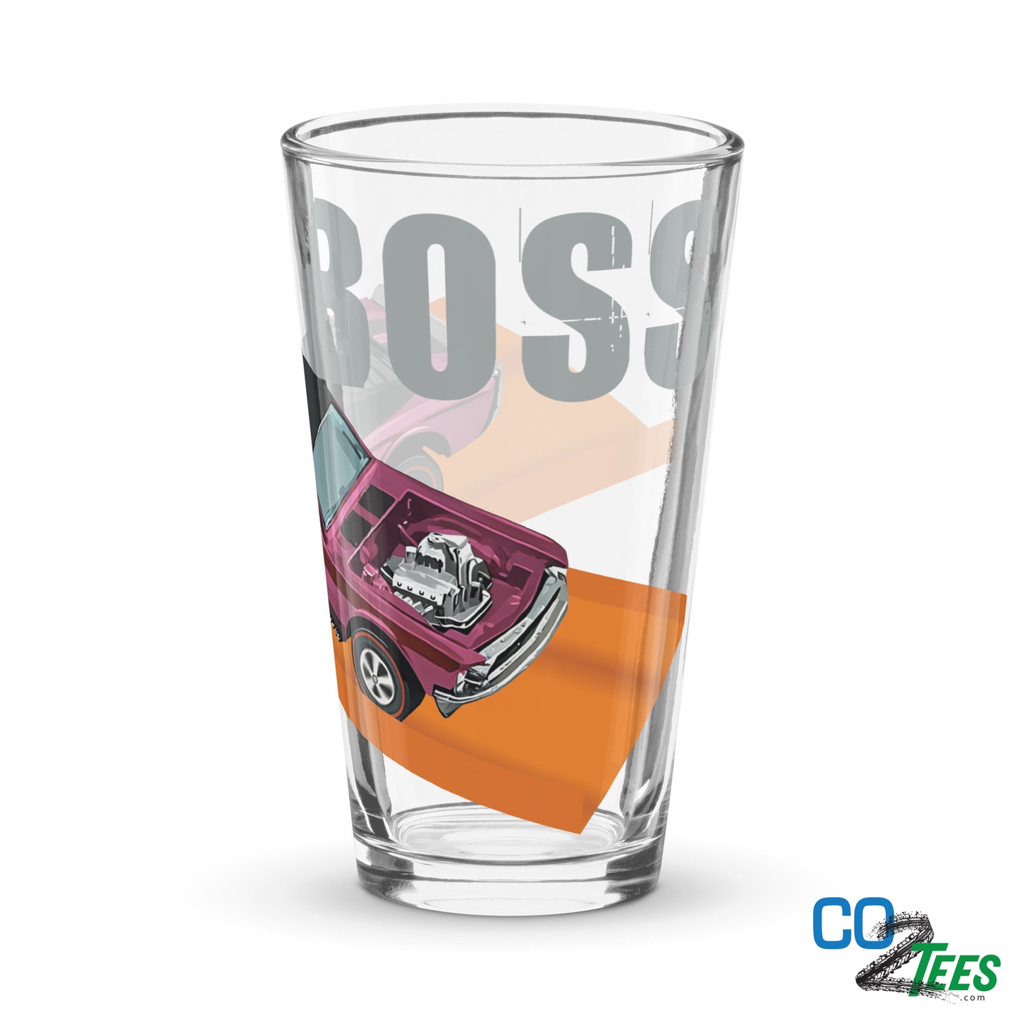 Rose HW Boss Redline Shaker Pint Glass