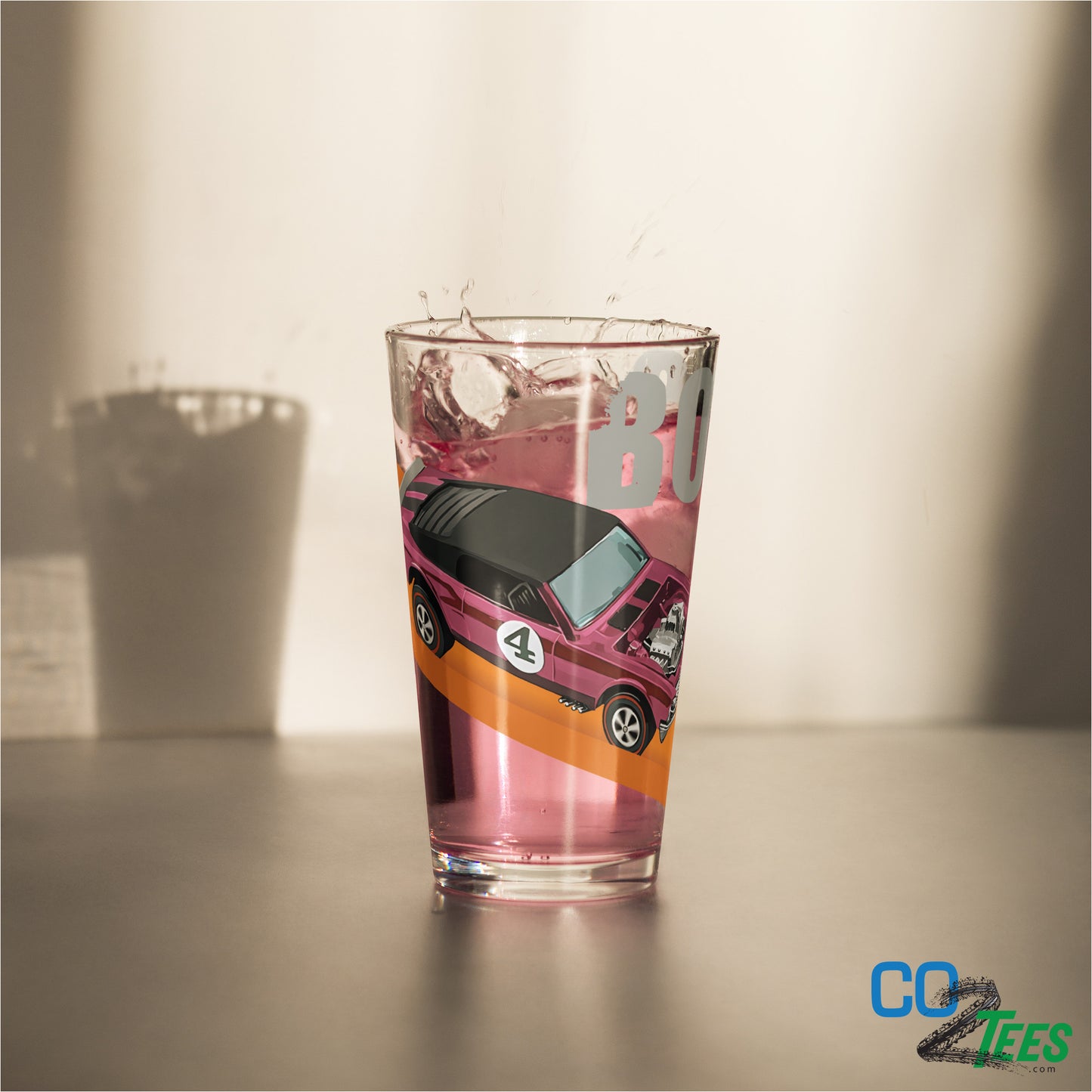 Rose HW Boss Redline Shaker Pint Glass