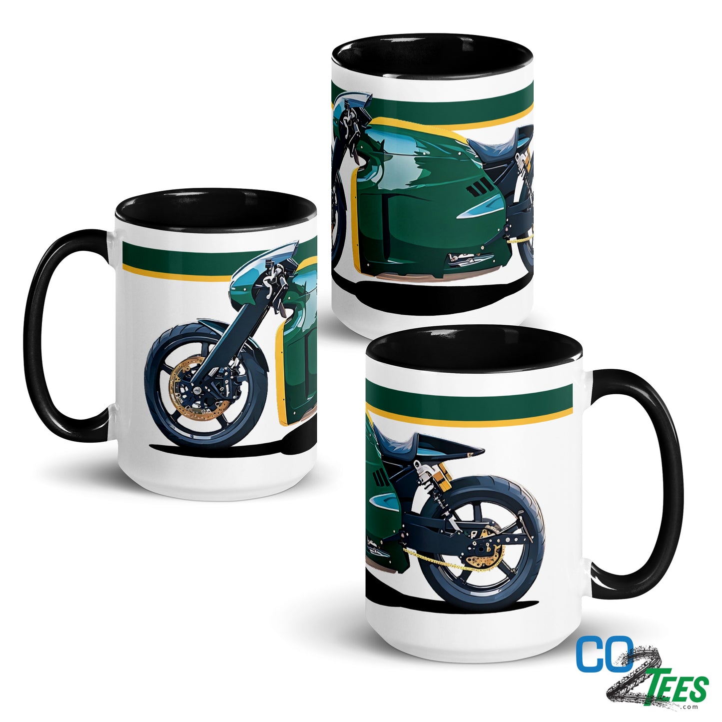 Lotus C-01 Modern Cafe Racer Coffee Mug