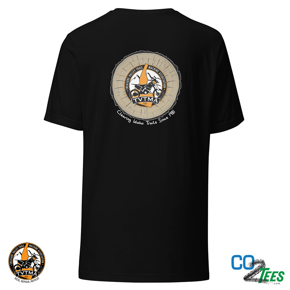TVTMA Clearing Trails Since 1981 Unisex Lightweight 4.2oz t-shirt