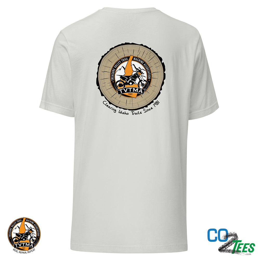 TVTMA Clearing Trails Since 1981 Unisex Lightweight 4.2oz t-shirt