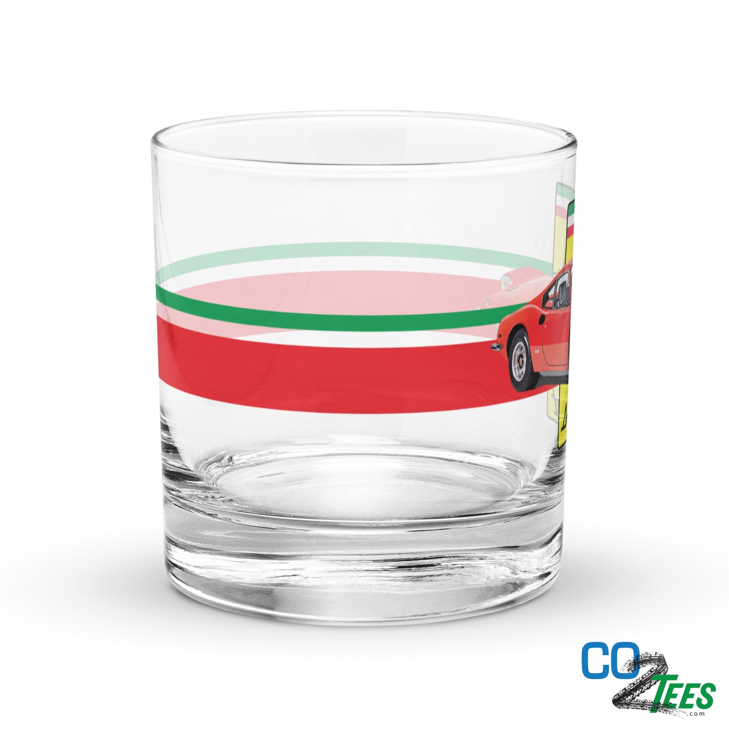 Ferrari Dino GT Rocks Glass