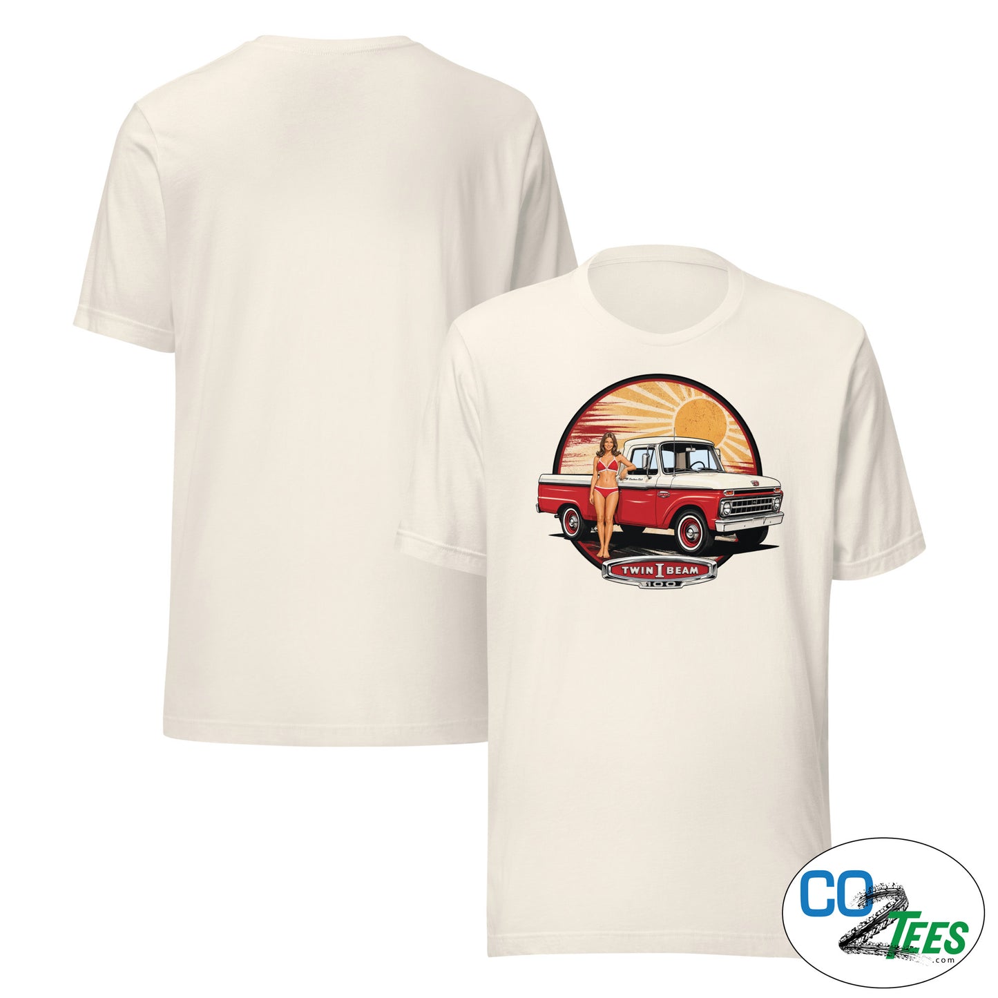 Ford F100 PinUp Twin I Beam T-shirt
