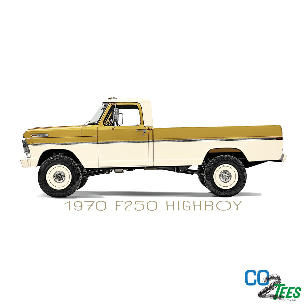 ford f150, f250 automotive mens t-shirt