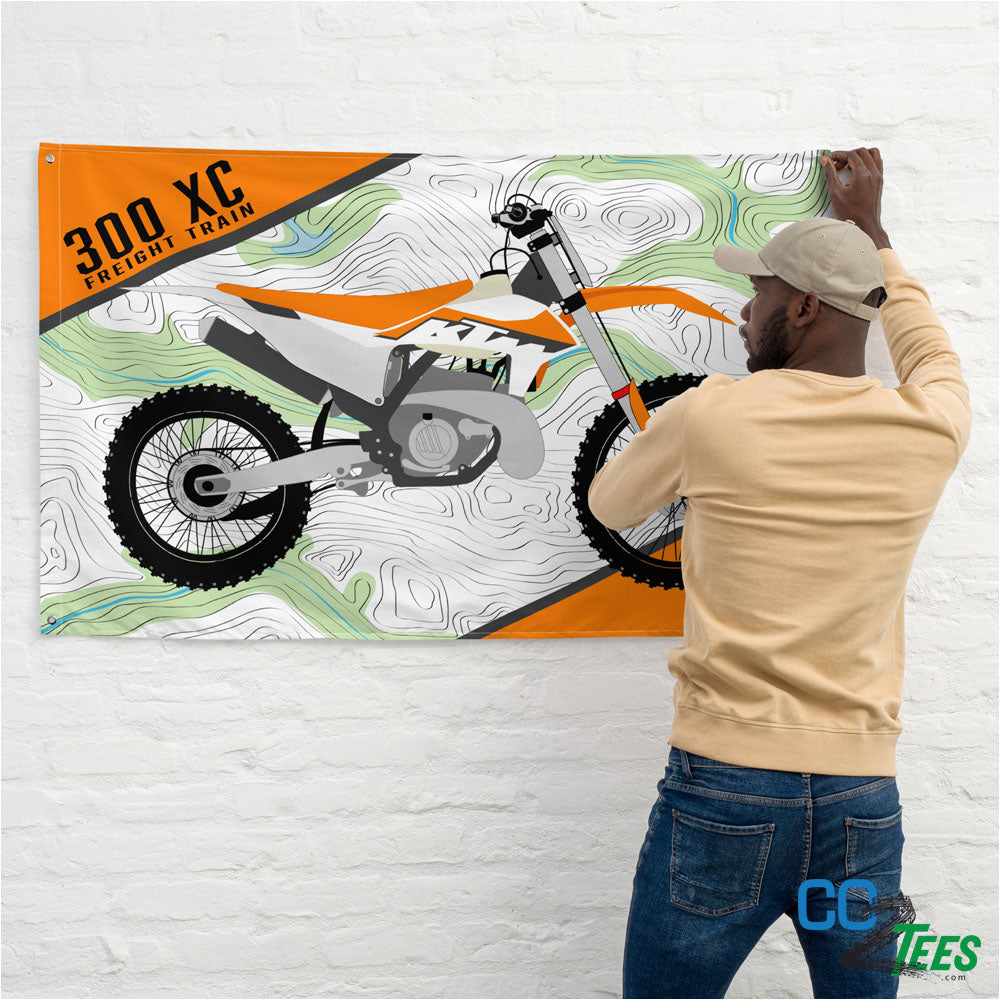 KTM 300 XC Shop Flag