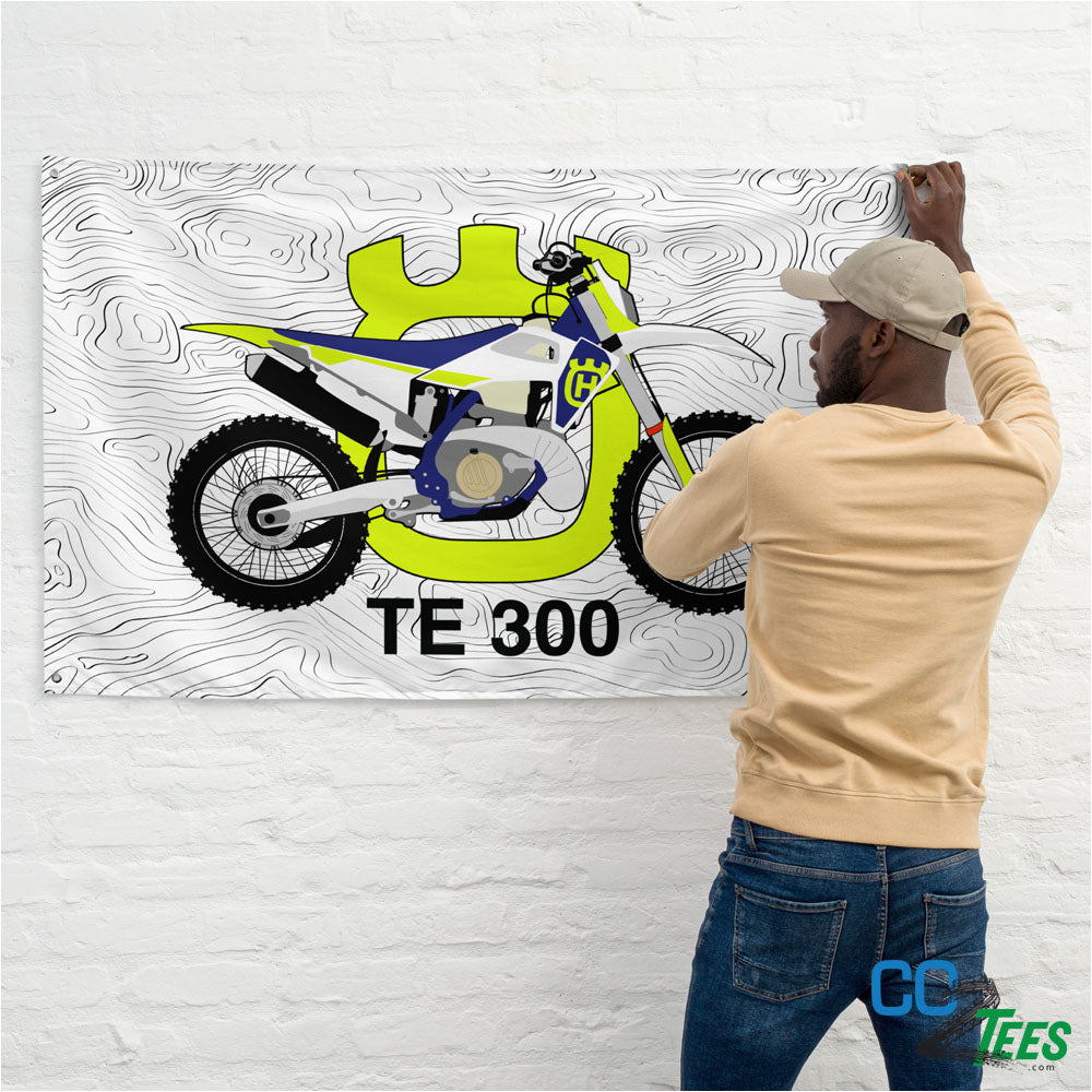 Husqvarna Topo TE300 Shop Flag