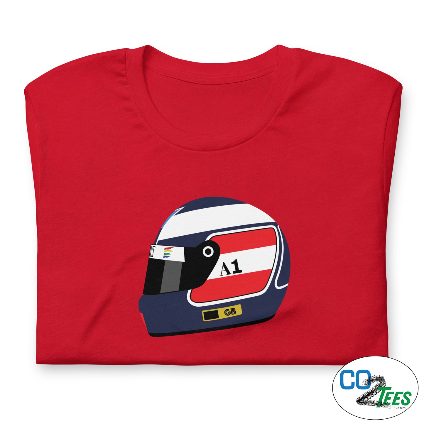 Gerhard Berger F1 Helmet Design T-shirt