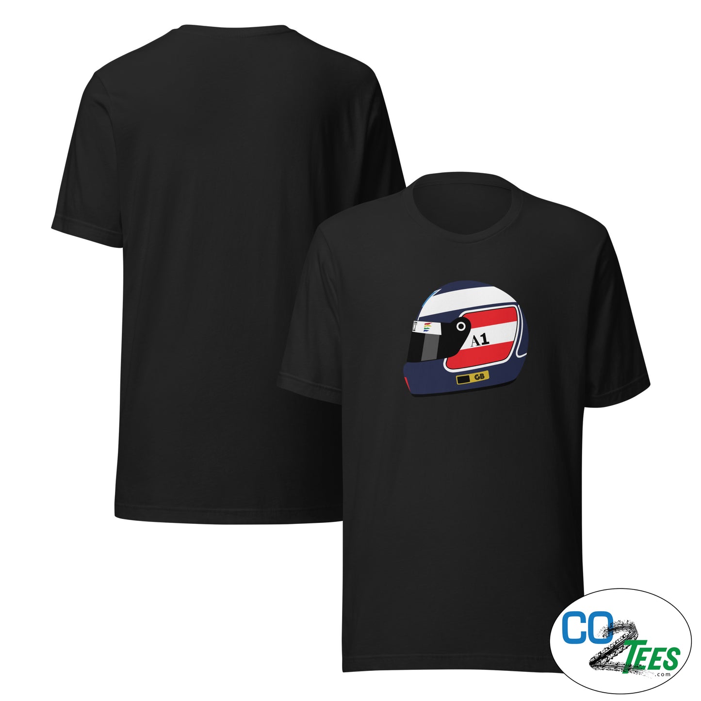 Gerhard Berger F1 Helmet Design T-shirt