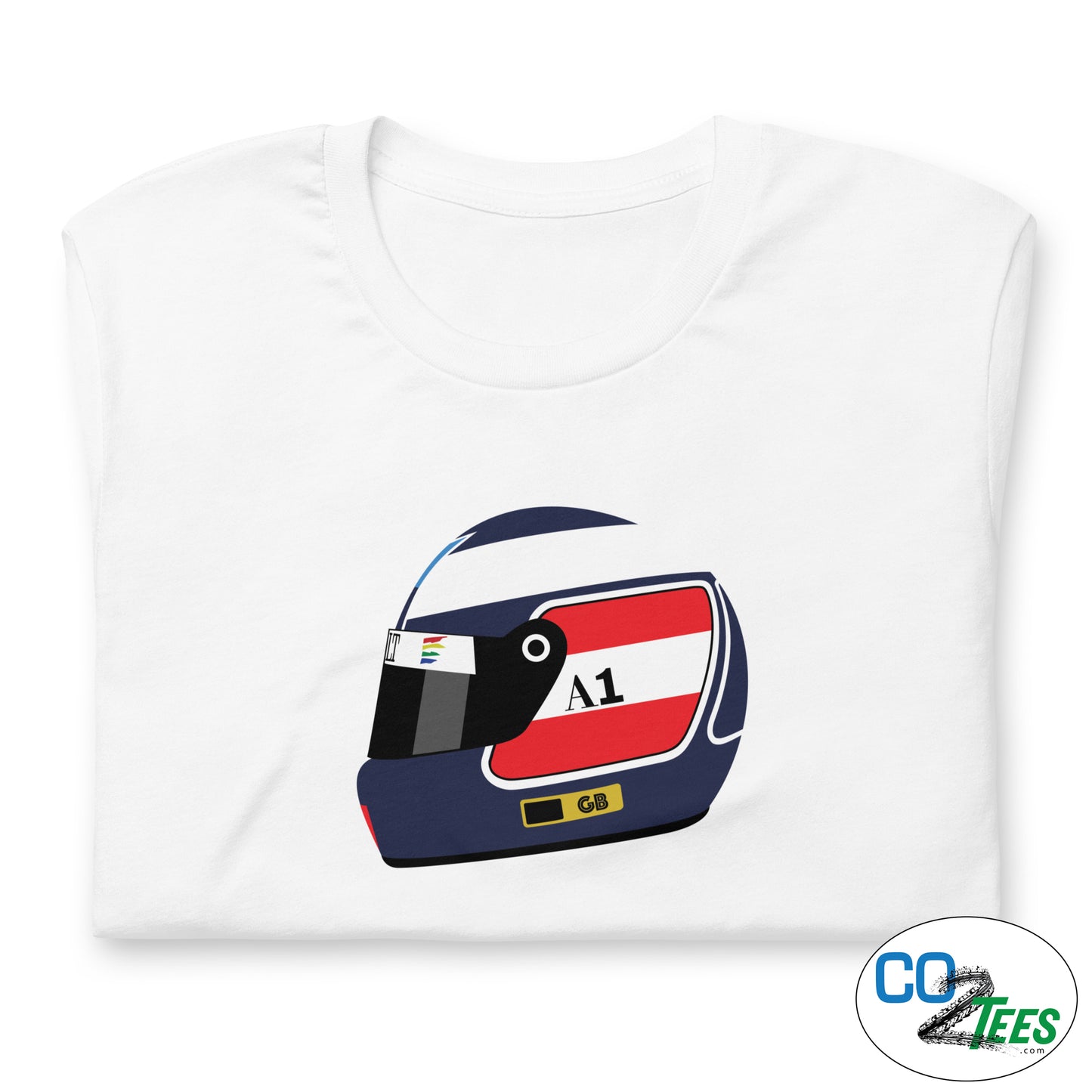 Gerhard Berger F1 Helmet Design T-shirt
