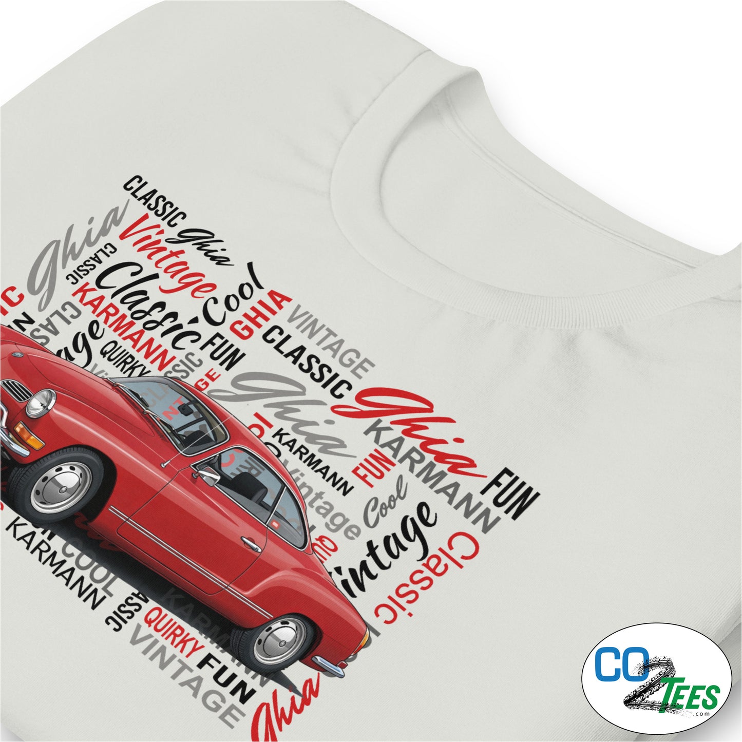 Volkswagen Red Karmann Ghia T-shirt