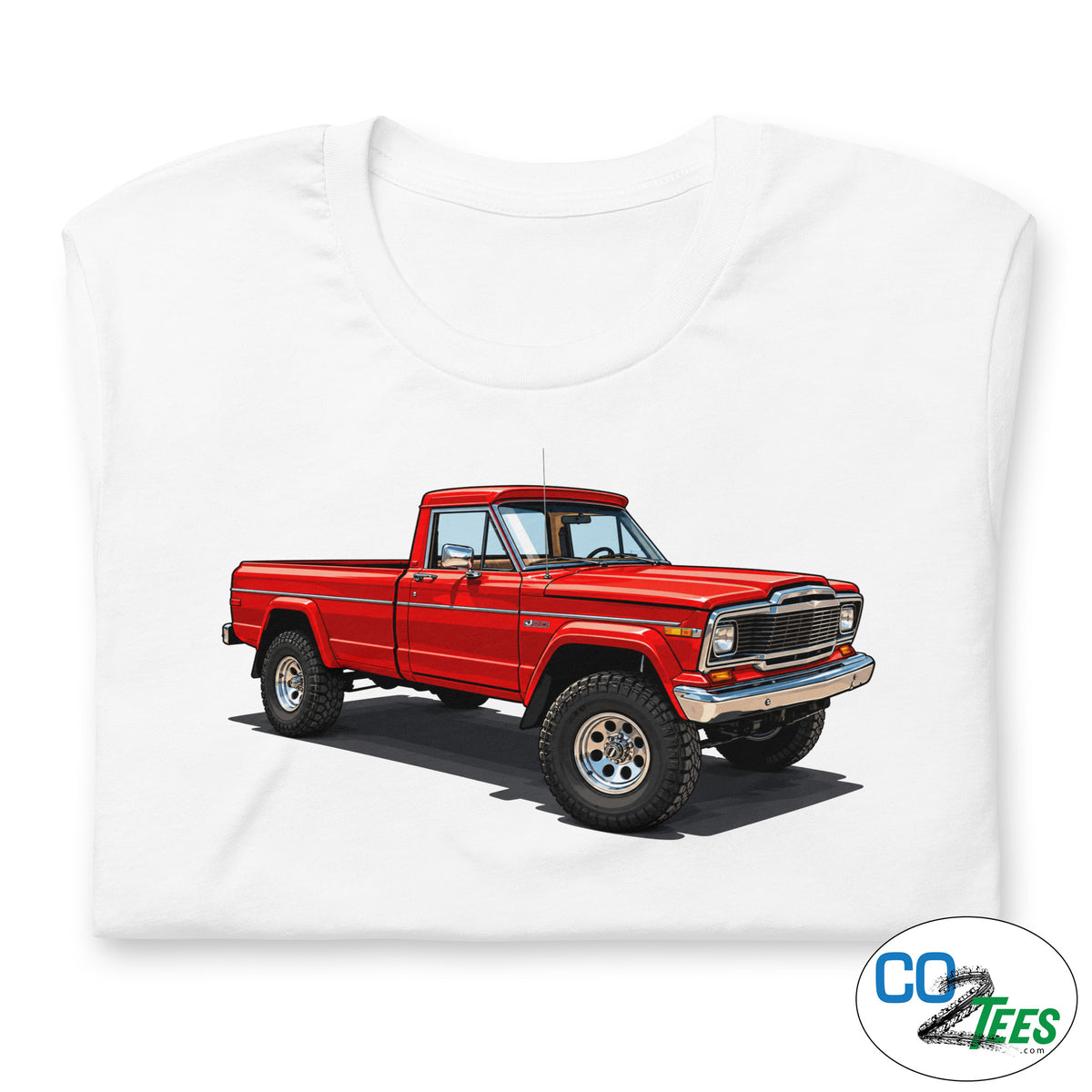 Jeep J20 Red Pickup Truck T-shirt