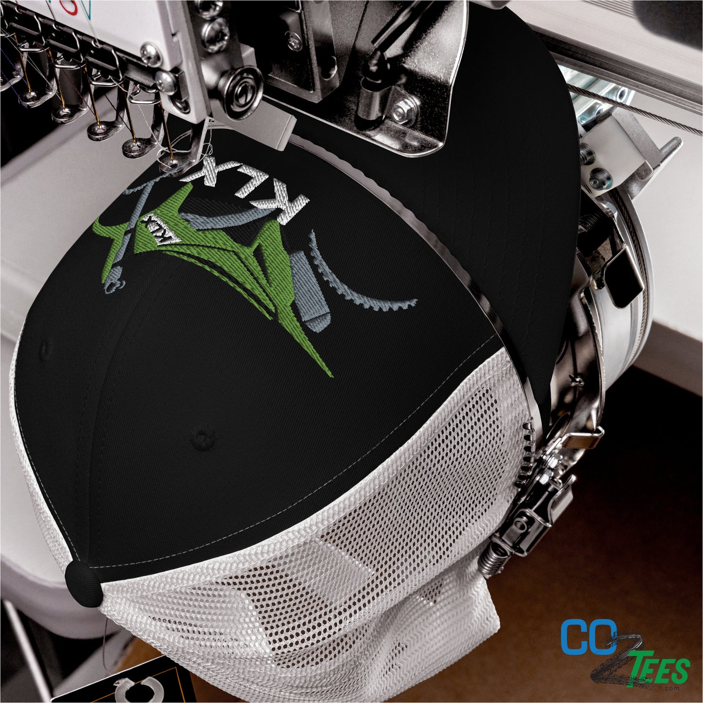KLX Kawasaki Embroidered Trucker Cap
