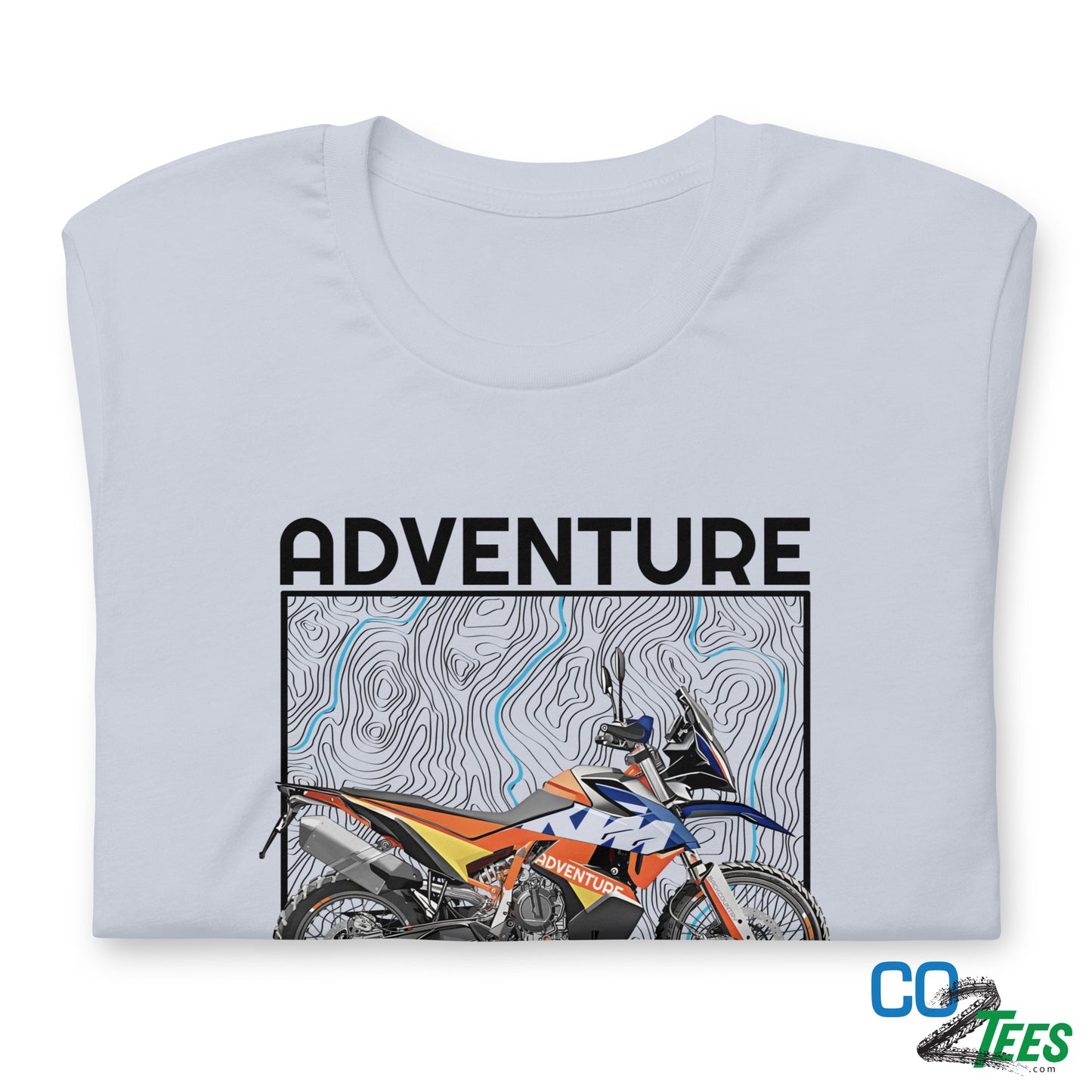KTM 790 Adventure Awaits Motorcycle T-shirt