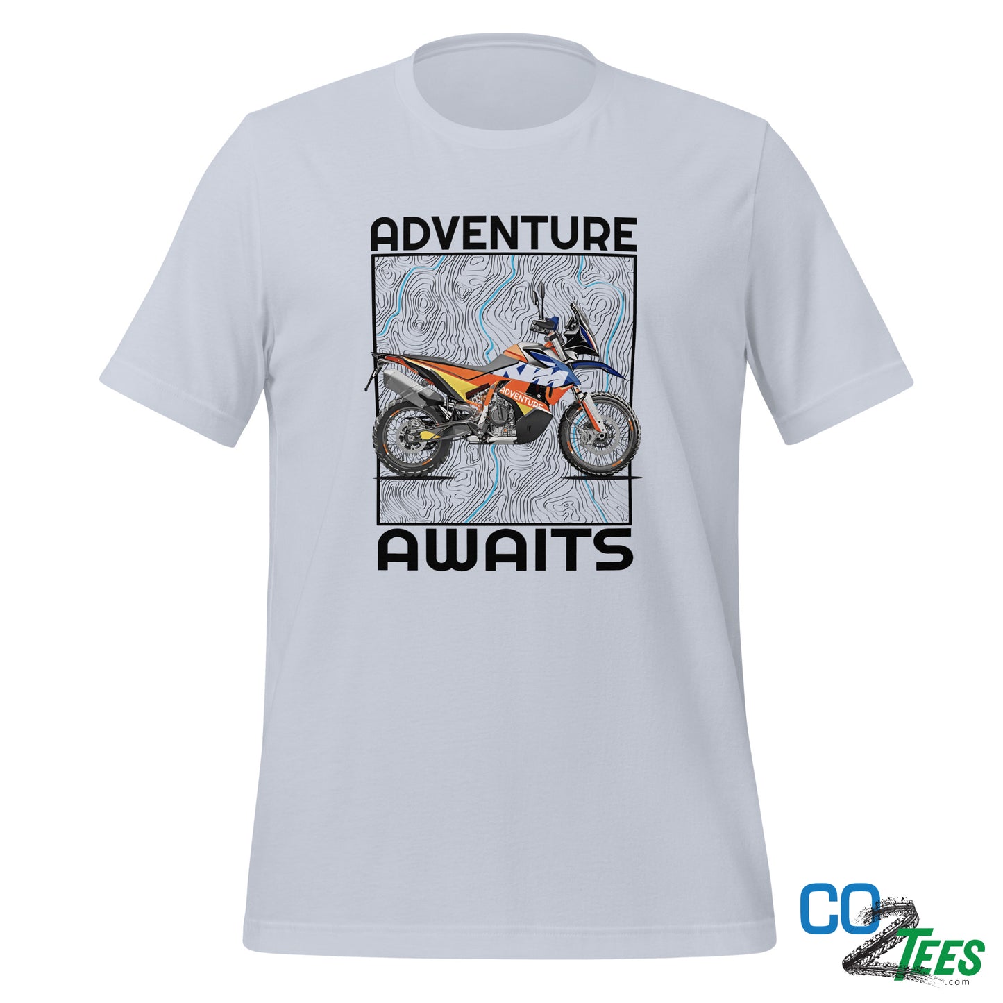 KTM 790 Adventure Awaits Motorcycle T-shirt