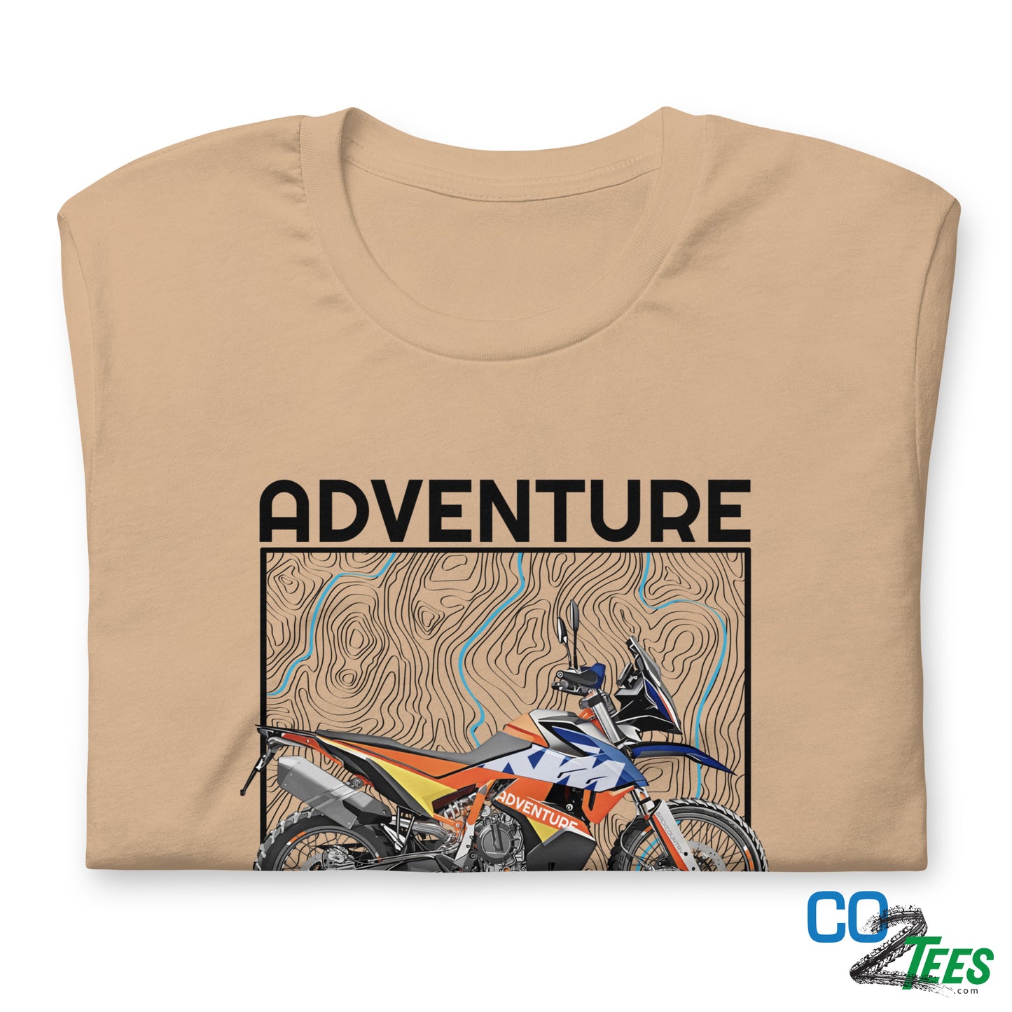 KTM 790 Adventure Awaits Motorcycle T-shirt