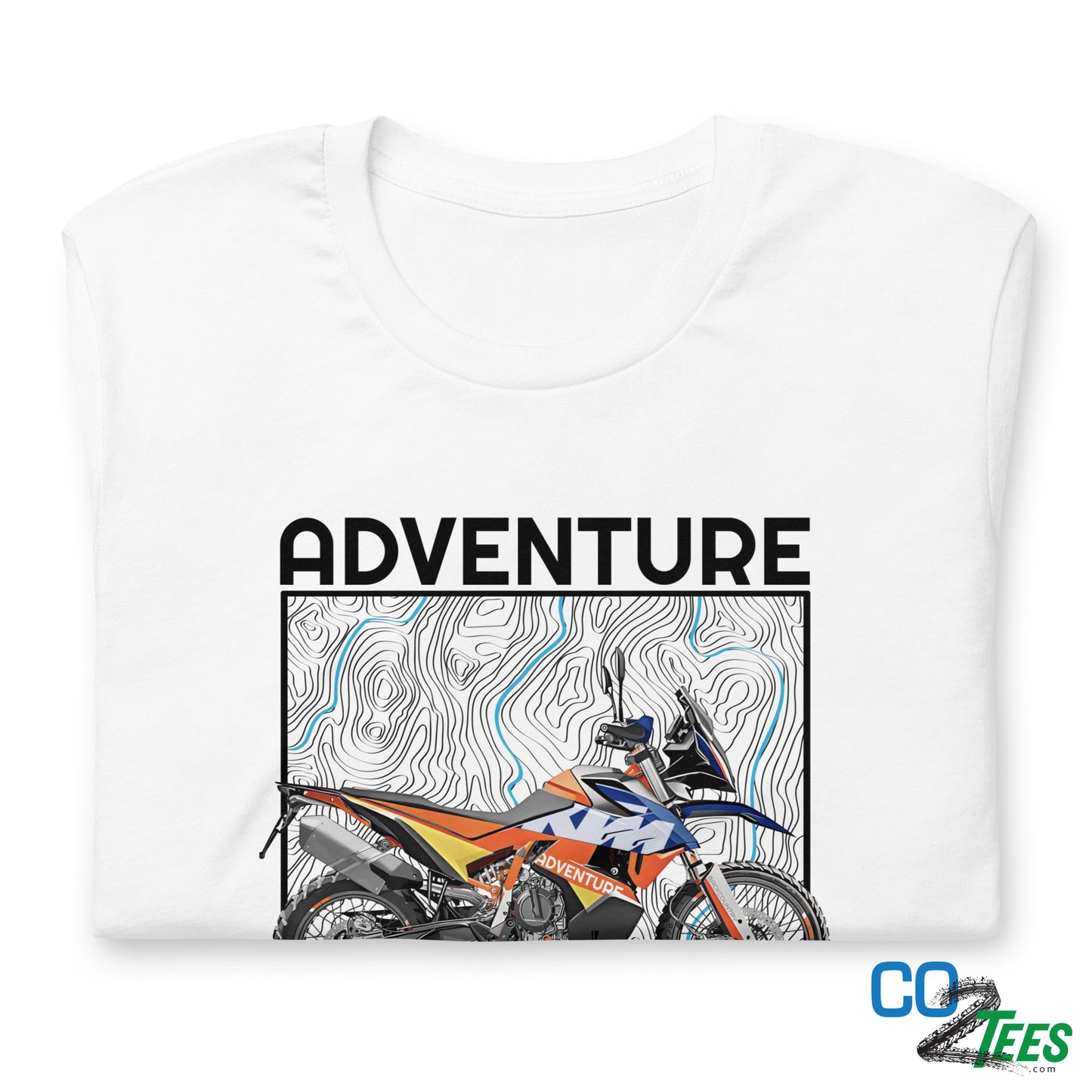 KTM 790 Adventure Awaits Motorcycle T-shirt