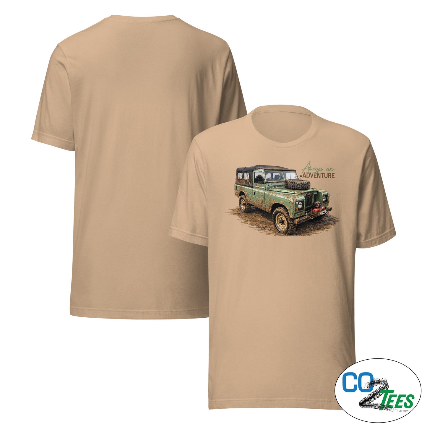 Land Rover Defender 109 Always An Adventure T-shirt