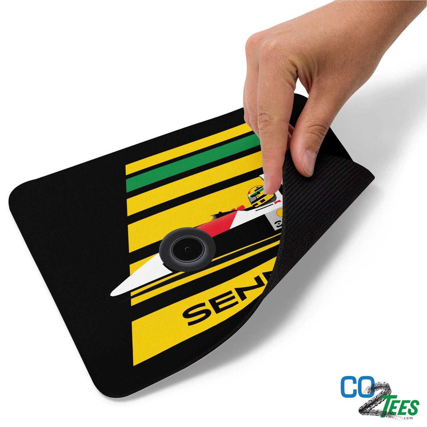 Senna Race Colors Mouse Pad