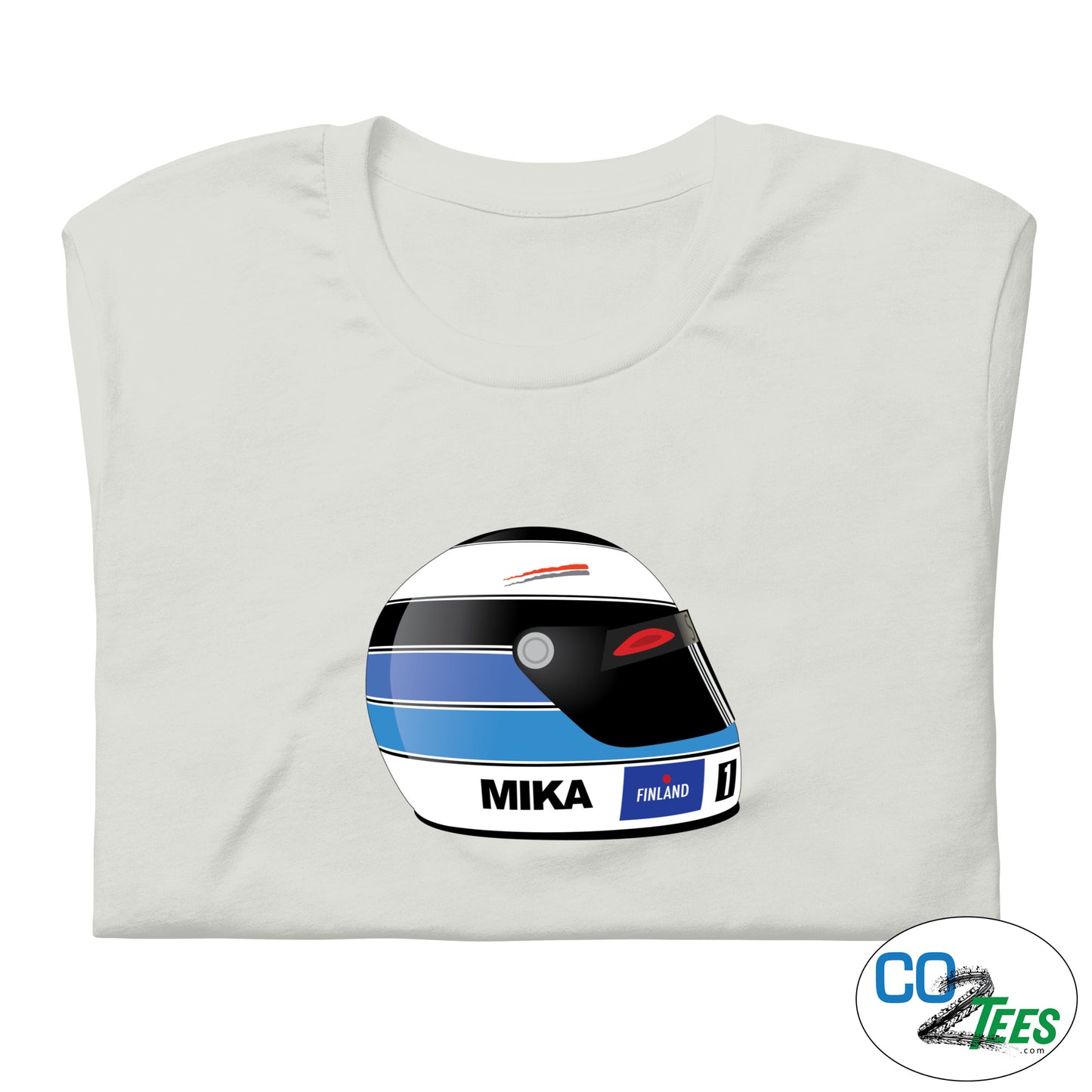 Mika Hakkinen F1 Helmet Design T-shirt