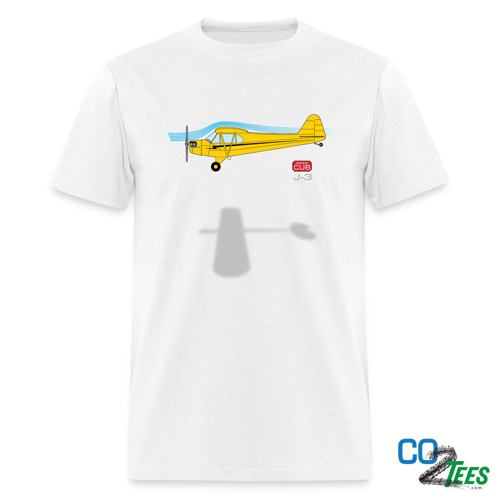 Piper Cub Airplane Mens T-Shirt