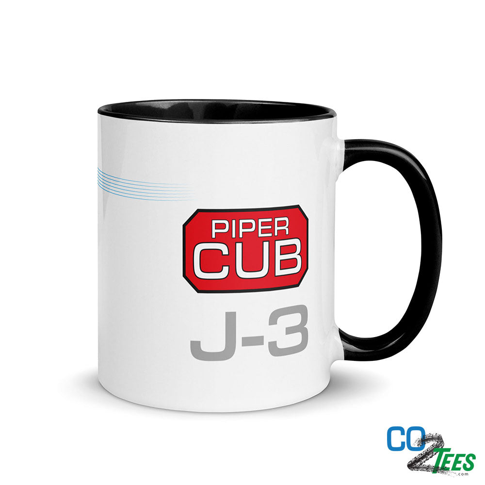 Piper Cub Airplane Mug