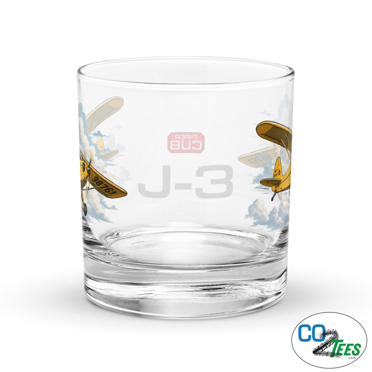 Piper II J-3 Rocks Glass