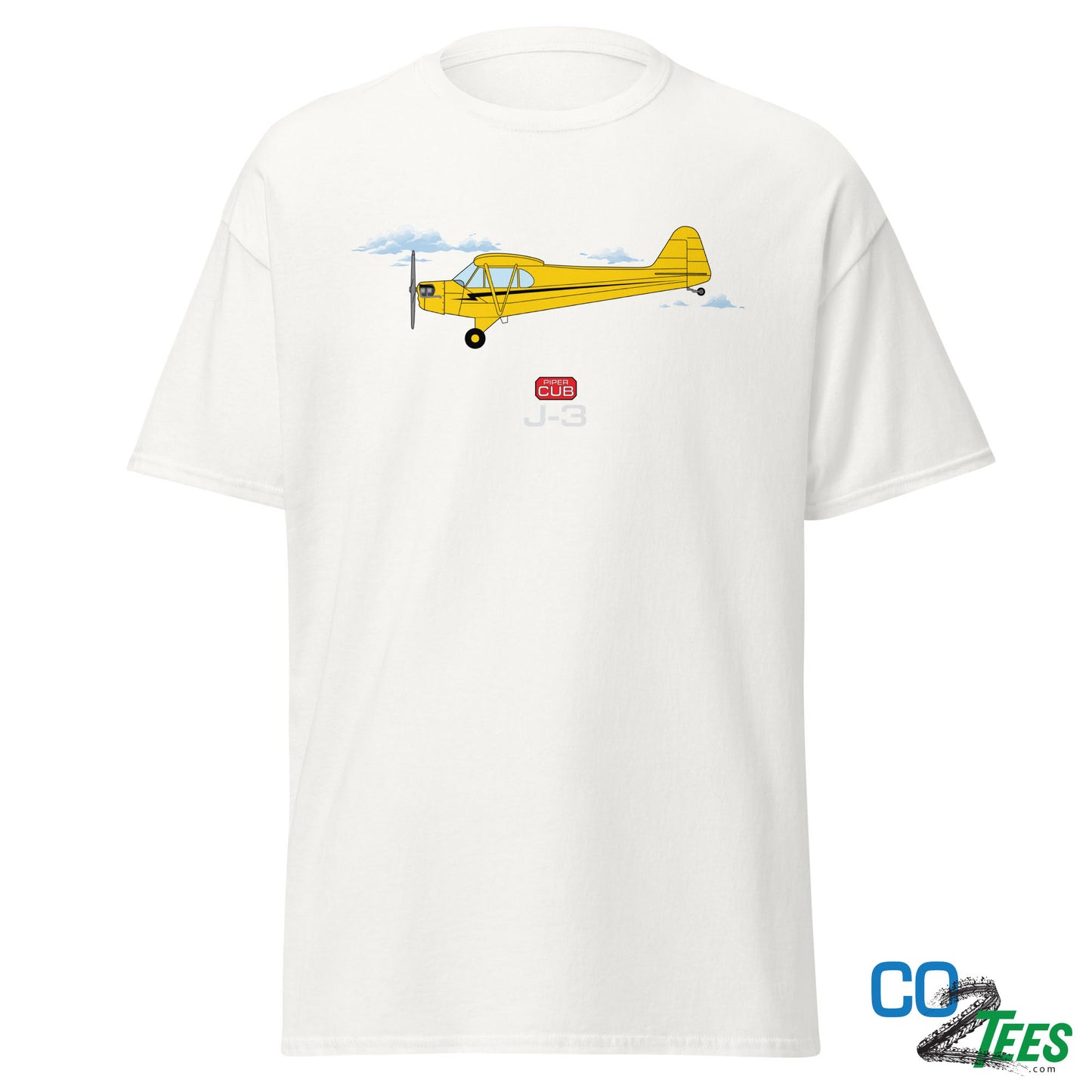 Piper Cub J-3 Clouds T-shirt