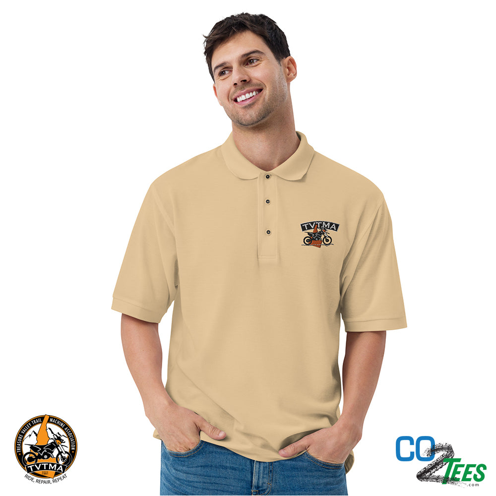 TVTMA Embroidered Men's Premium Polo