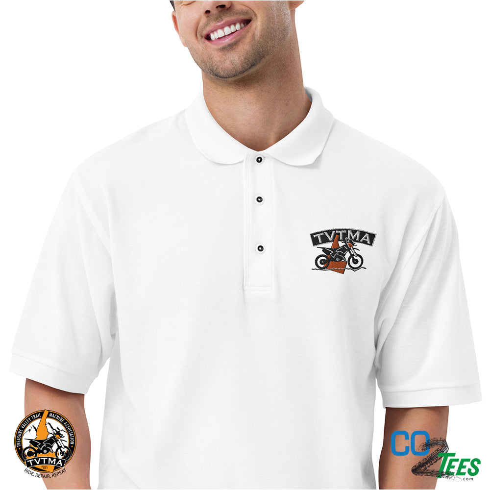 TVTMA Embroidered Men's Premium Polo