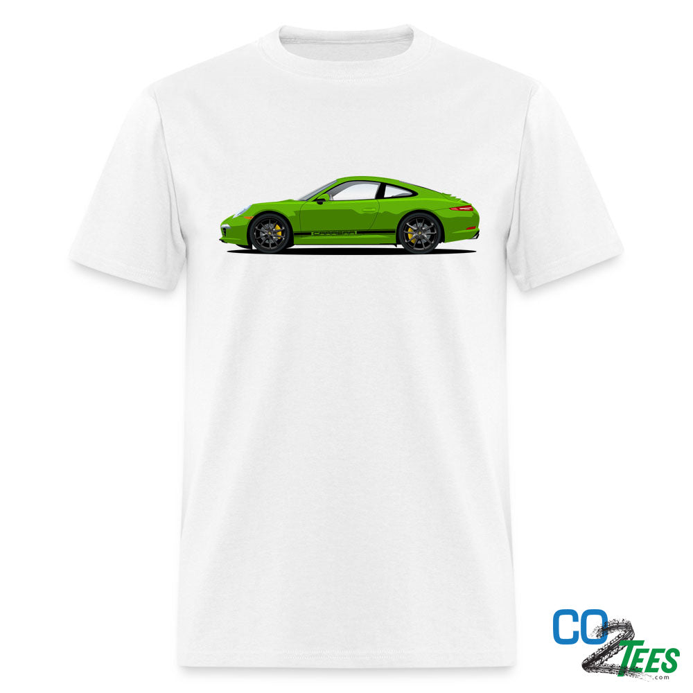 Porsche 911 Lizard Green 991 Carrera Mens T-Shirt