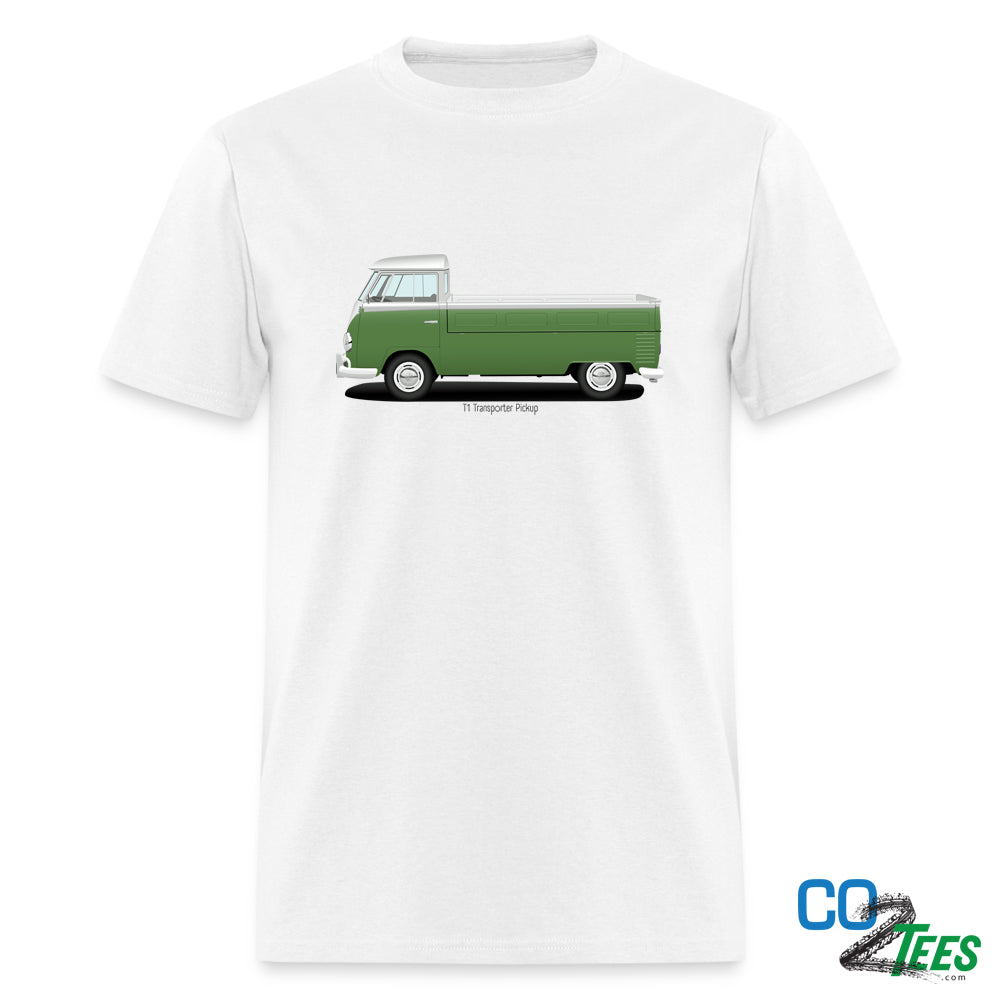 VW T1 Transporter Green Pickup T-shirt